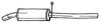 FORD 1058222 End Silencer